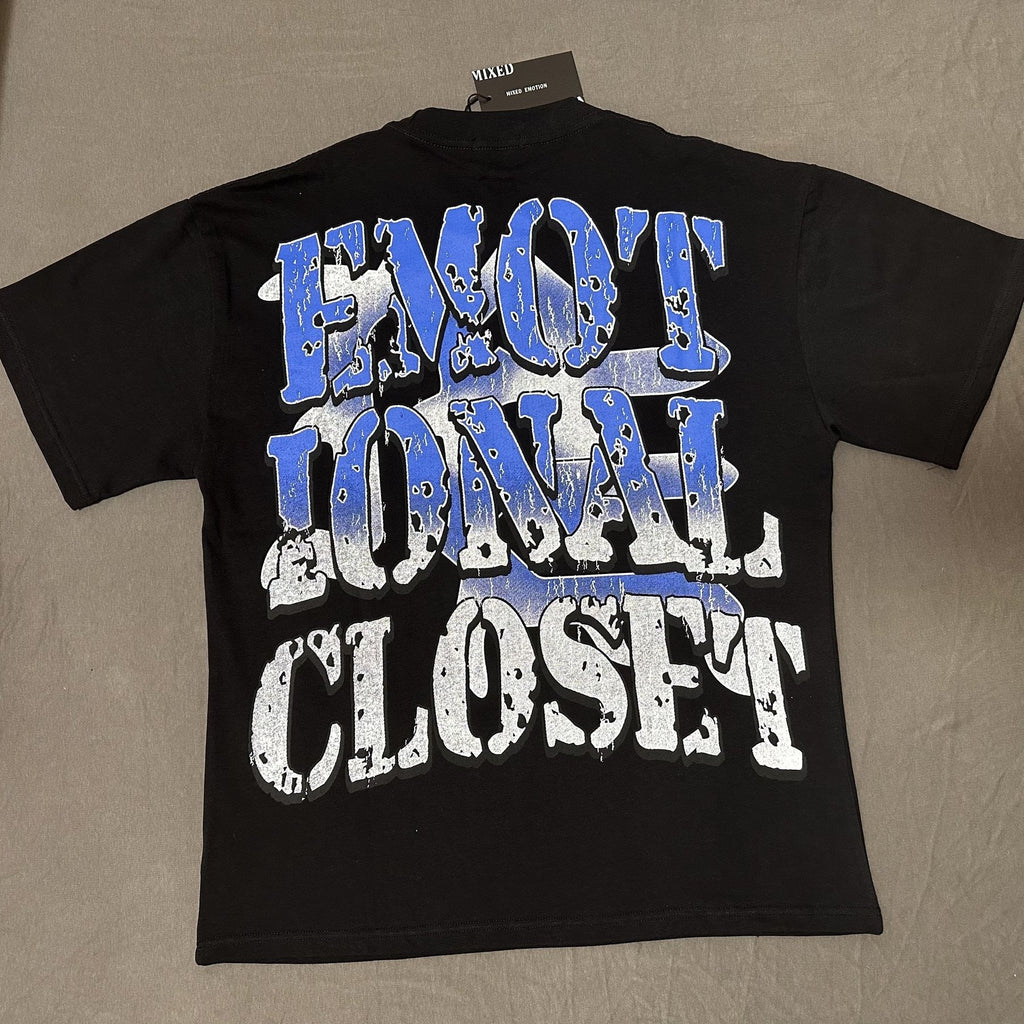 MIXED EMOTION Motorcycle Graphic T-Shirt