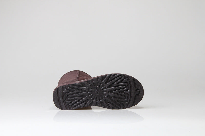 Chocolate Stain-Resistant New Classic Short Boots – In Stock