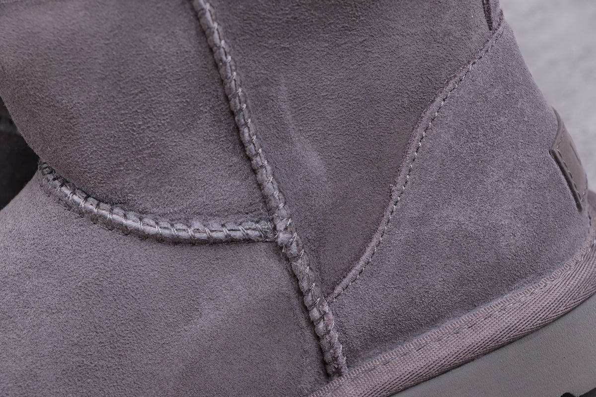 Grey Classic Mini II Short Boots 2.0 – In Stock