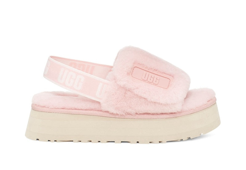 Pink Disco Fluffy Sandals – In Stock