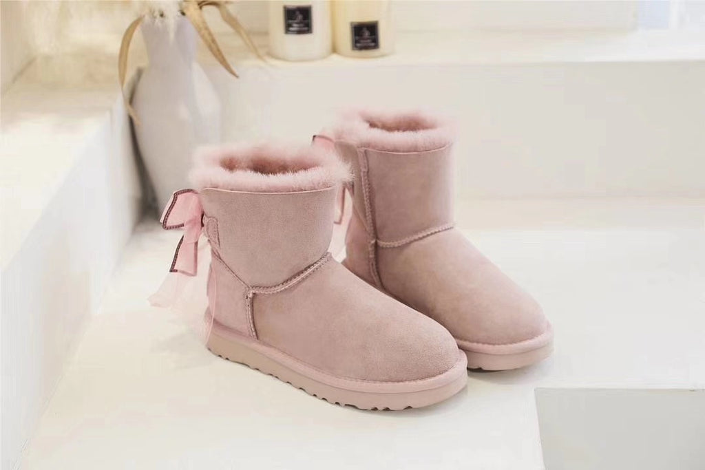 Dusk Pink 3-in-1 Convertible Snow Boots – New Style