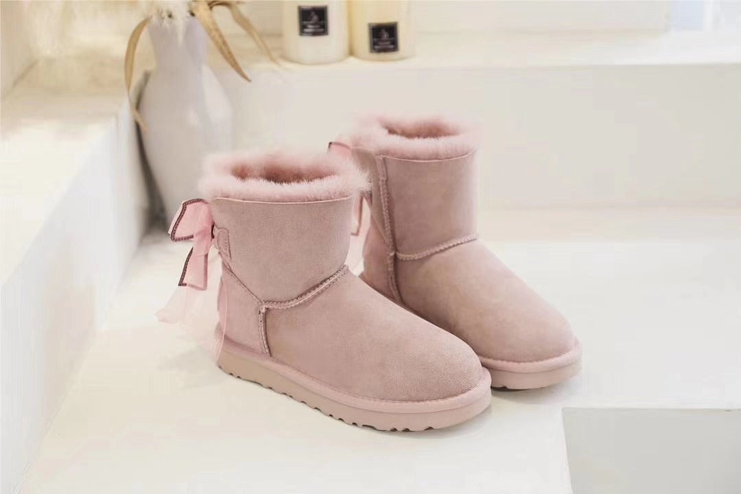 Dusk Pink 3-in-1 Convertible Snow Boots – New Style