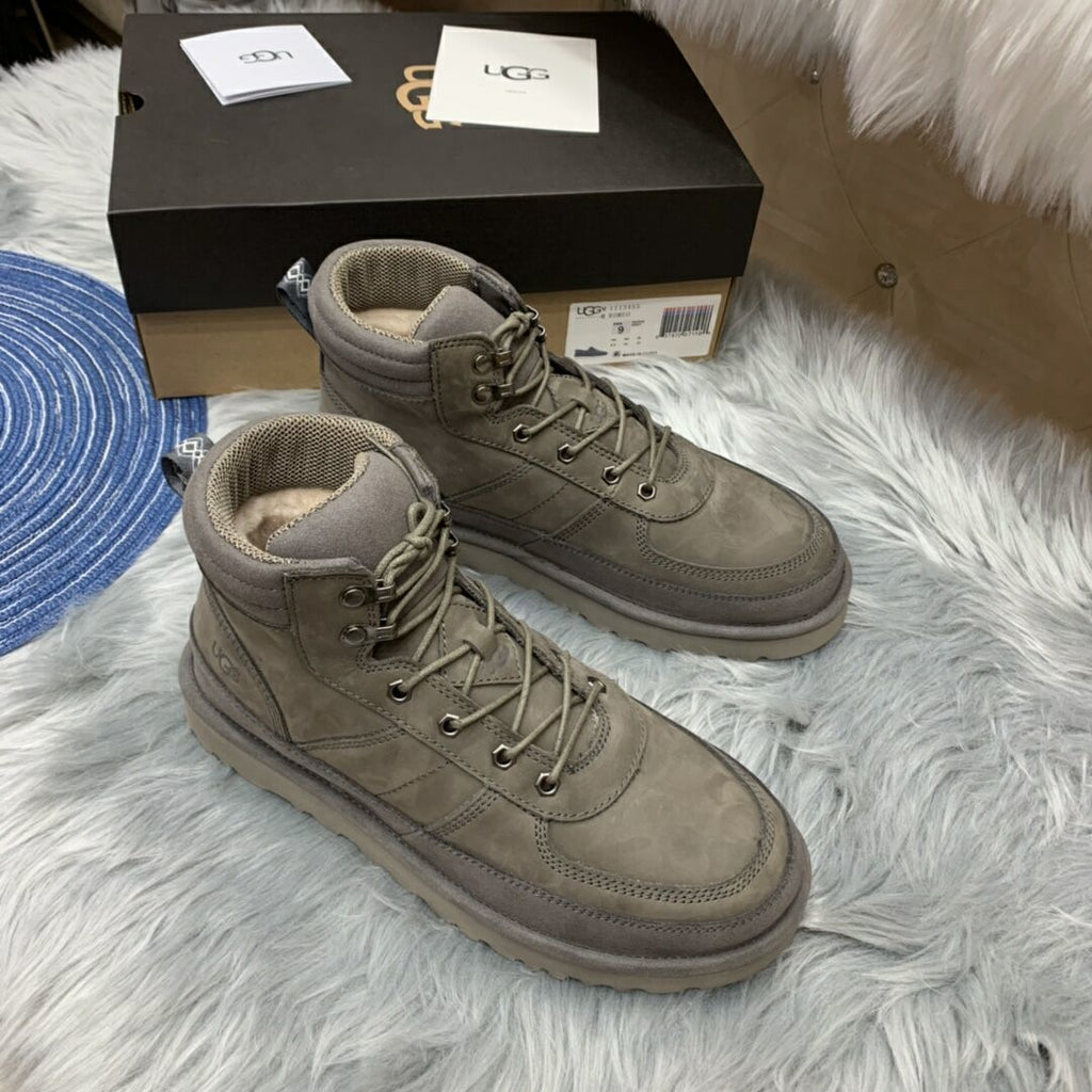 Grey Lace-Up Casual Men’s Sneakers – In Stock