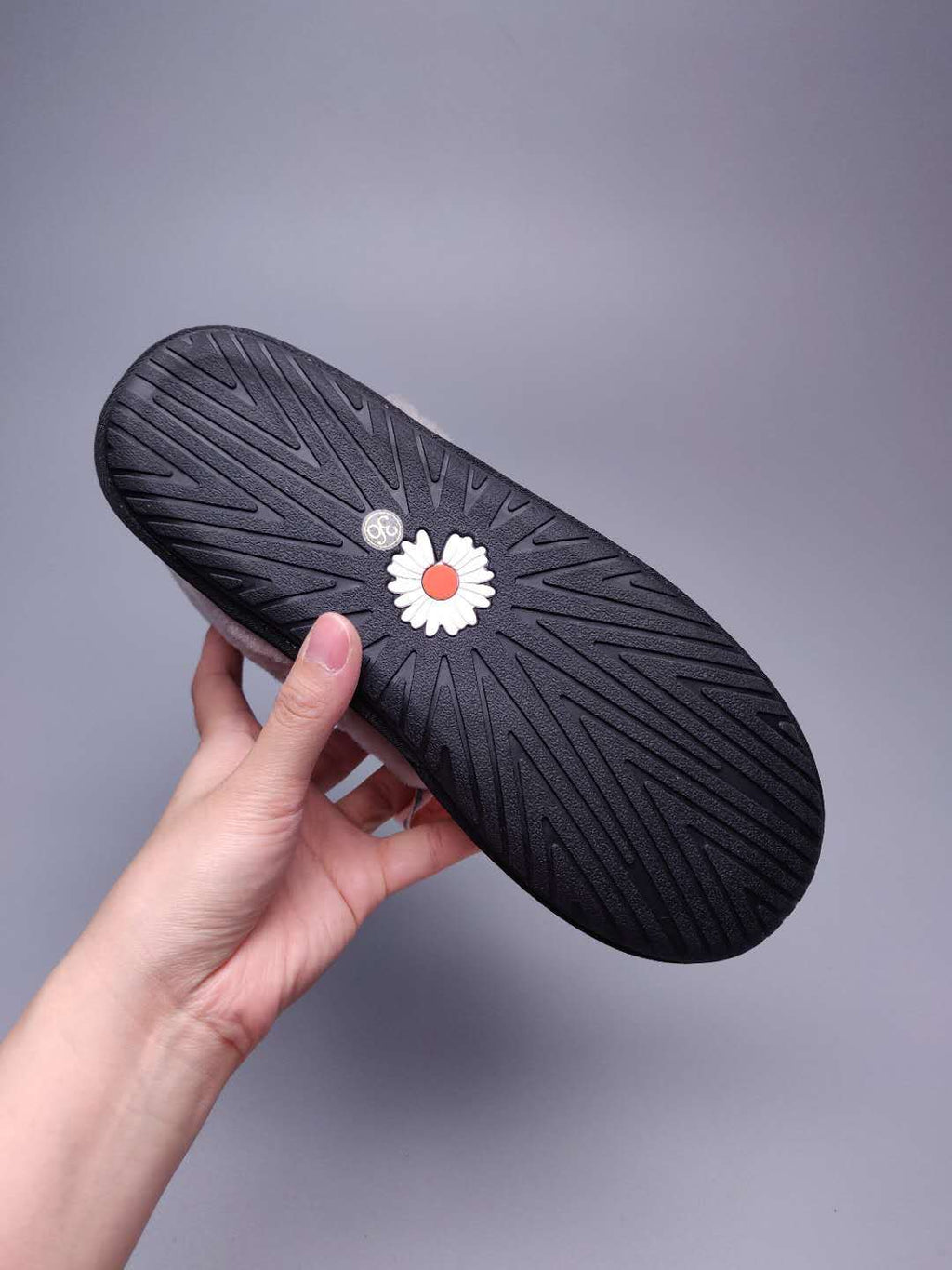 Black Daisy Chain Ribbon Shoes – In Stock