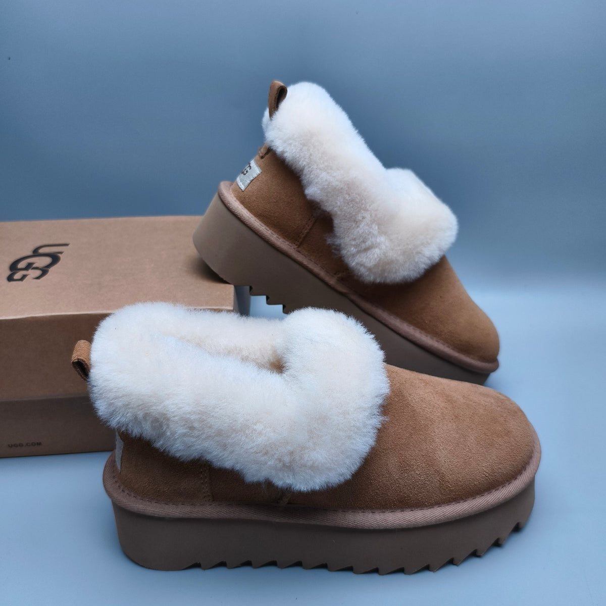 Chestnut Thick-Sole Casual Boots – In Stock