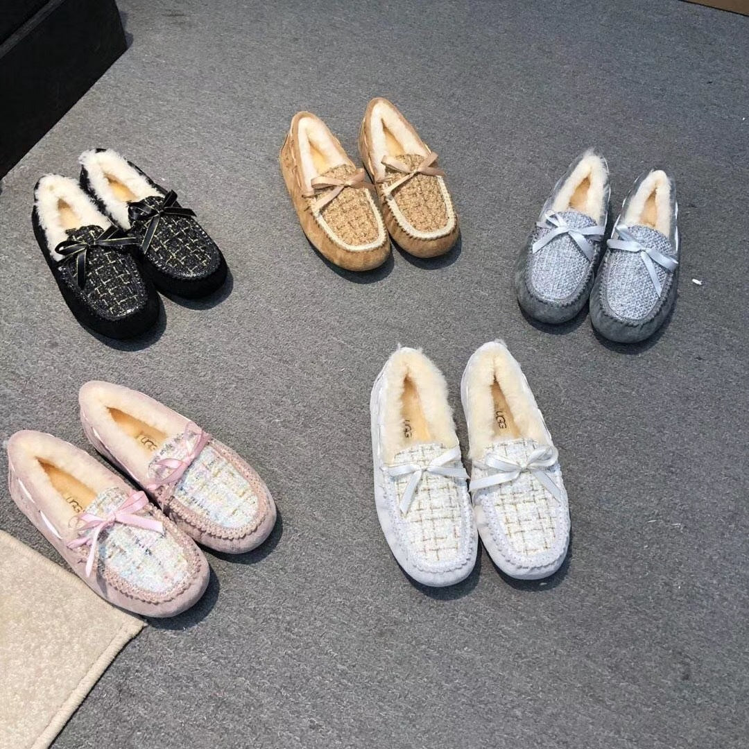 Chestnut Chanel-Style Studded Loafers – Sophisticated & Chic
