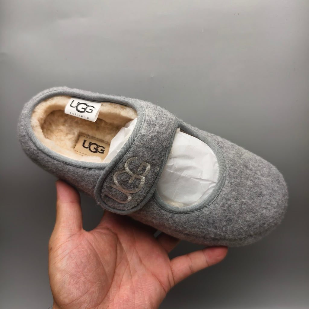 Grey Mary Jane Ultra-Light Casual Shoes – In Stock