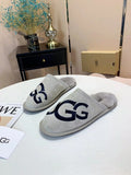 Grey G-Logo Indoor Slippers – In Stock