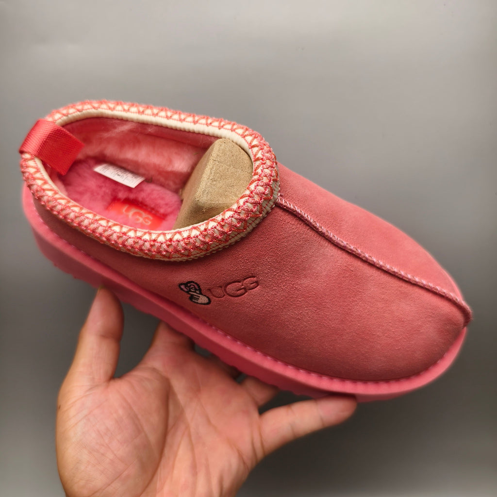 Rose Red Ethnic-Inspired Chunky Sole Casual Sneakers – In Stock