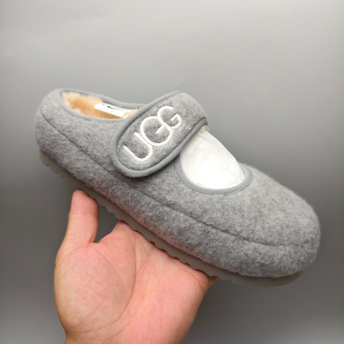 Grey Mary Jane Ultra-Light Casual Shoes – In Stock