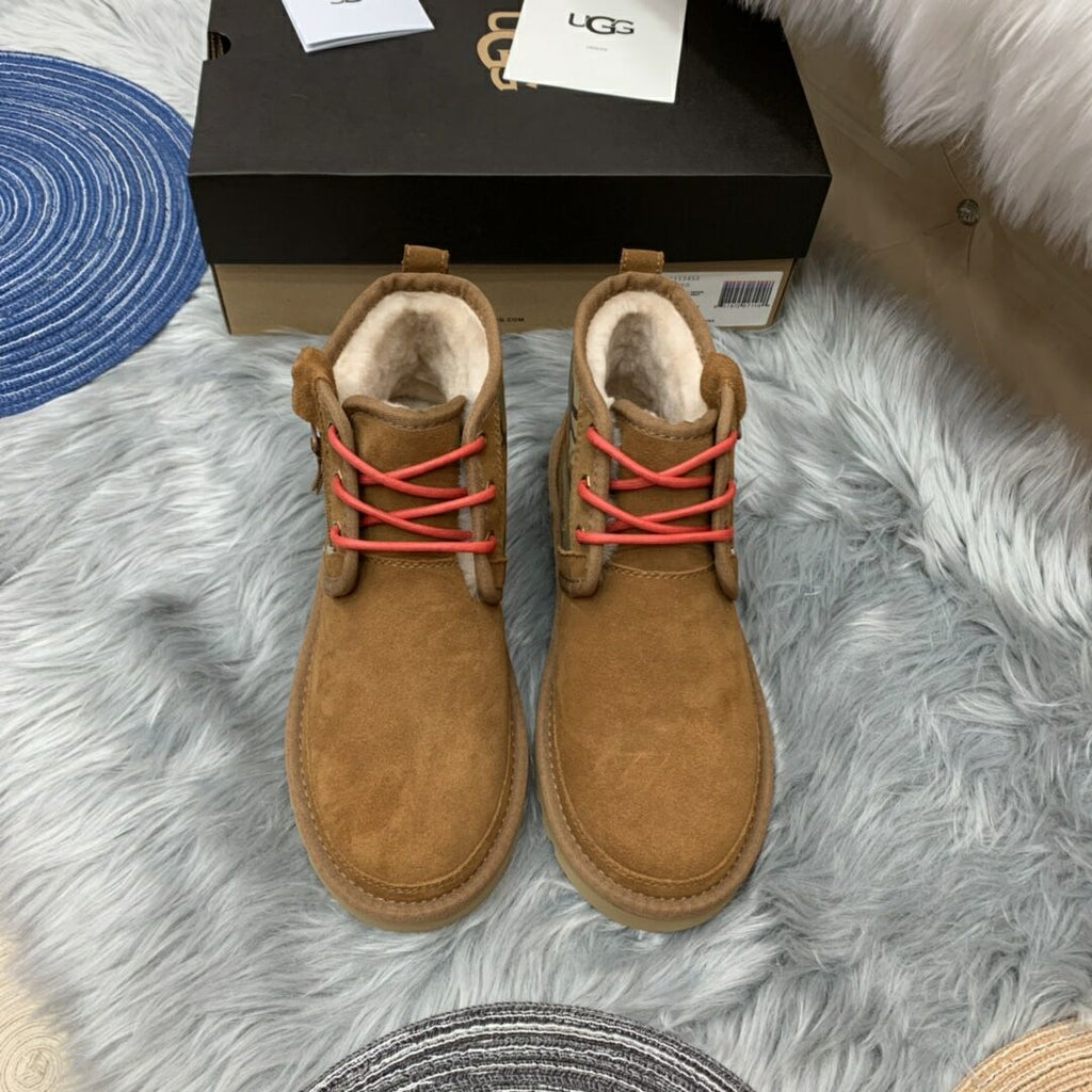 Chestnut Color-Block Camo Men’s Sneakers – In Stock
