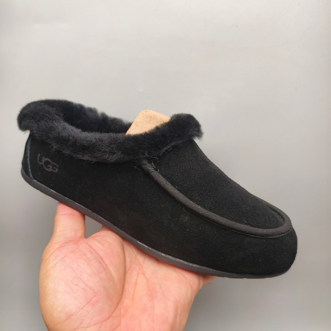 Black Slip-On Casual Home Loafers – In Stock