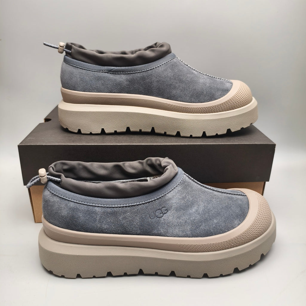 Dark Grey Slip-On Trendy Casual Sneakers – In Stock