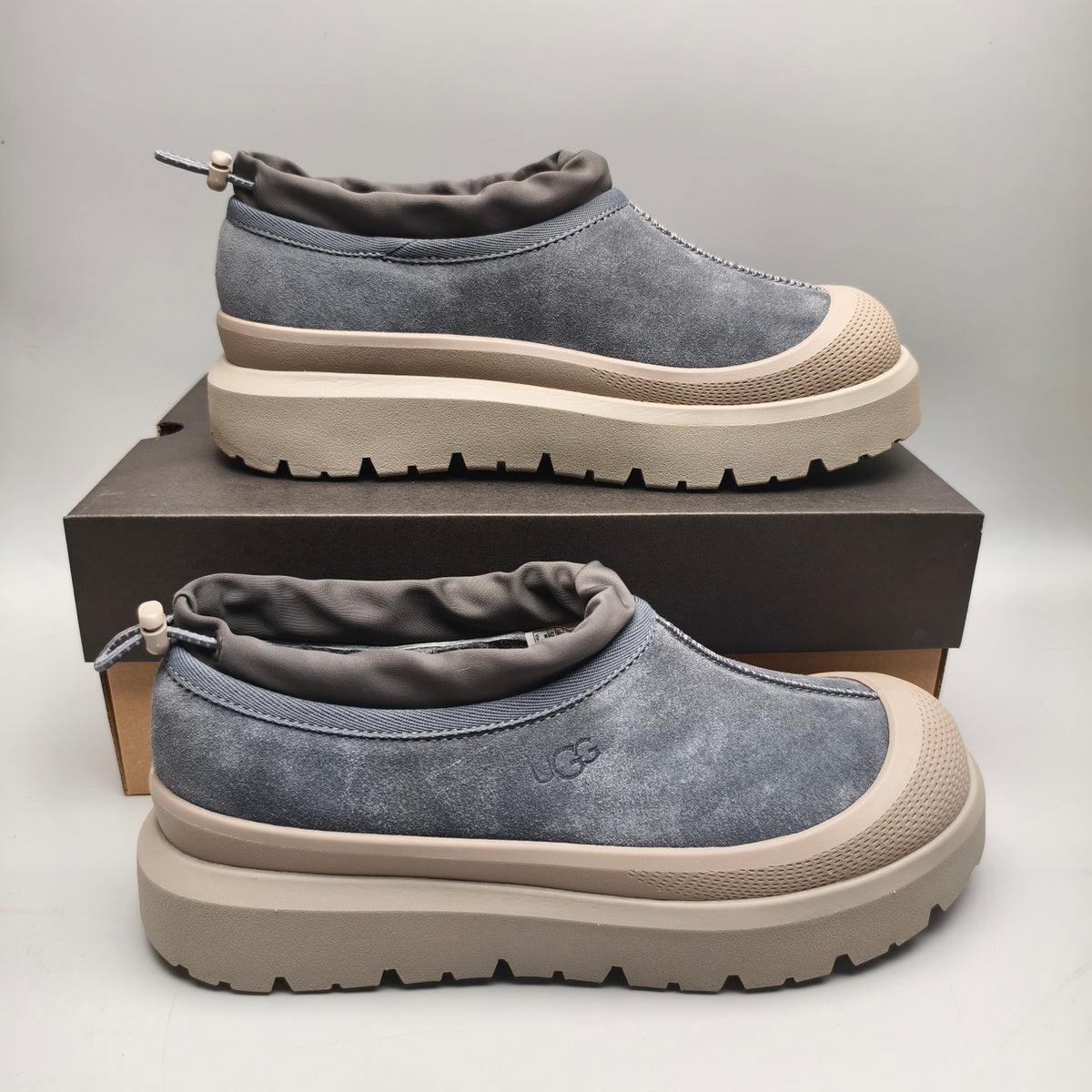 Dark Grey Slip-On Trendy Casual Sneakers – In Stock