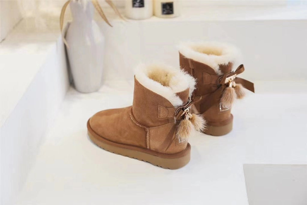 Chestnut Brown 3-in-1 Convertible Snow Boots – New Style