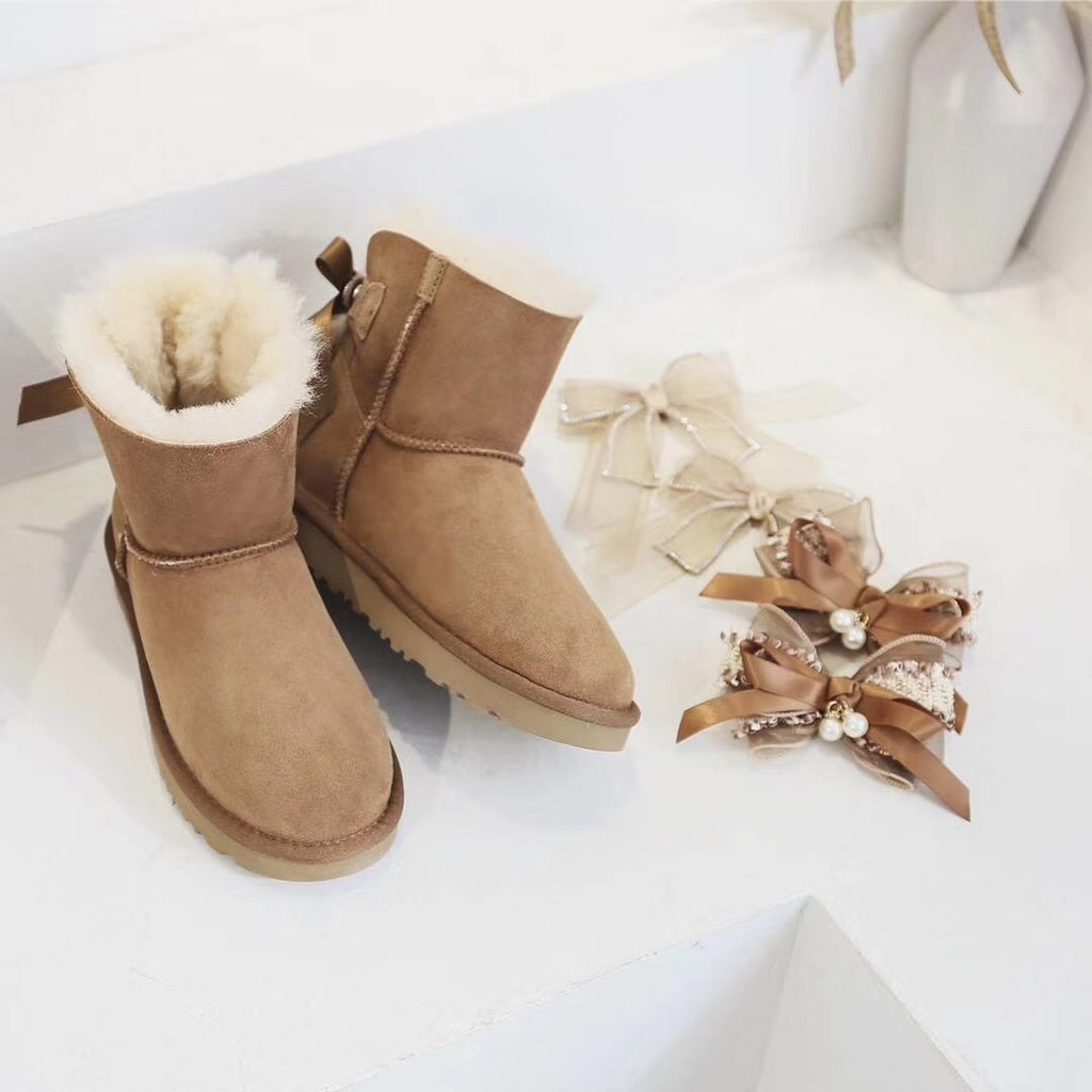 Chestnut Brown 3-in-1 Convertible Snow Boots – New Style