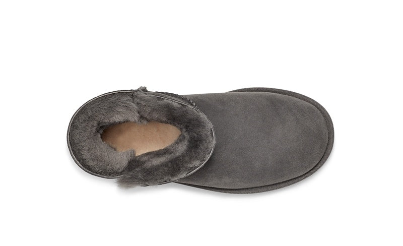 Grey Side-Zip Ankle Boots – In Stock