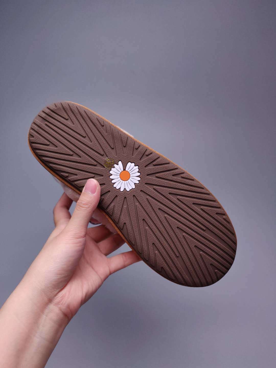 Chestnut Daisy Chain Ribbon Shoes – In Stock