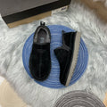 Black Slip-On Low-Top Men’s Sneakers – In Stock