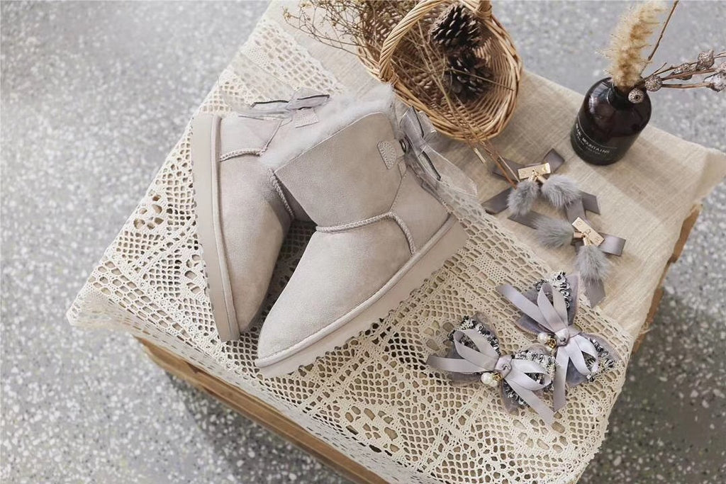Diamond Grey 3-in-1 Convertible Snow Boots – New Style
