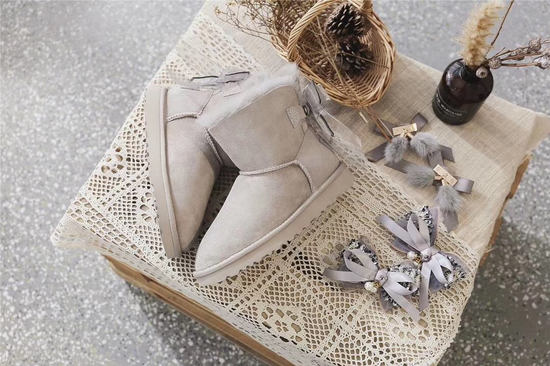 Diamond Grey 3-in-1 Convertible Snow Boots – New Style