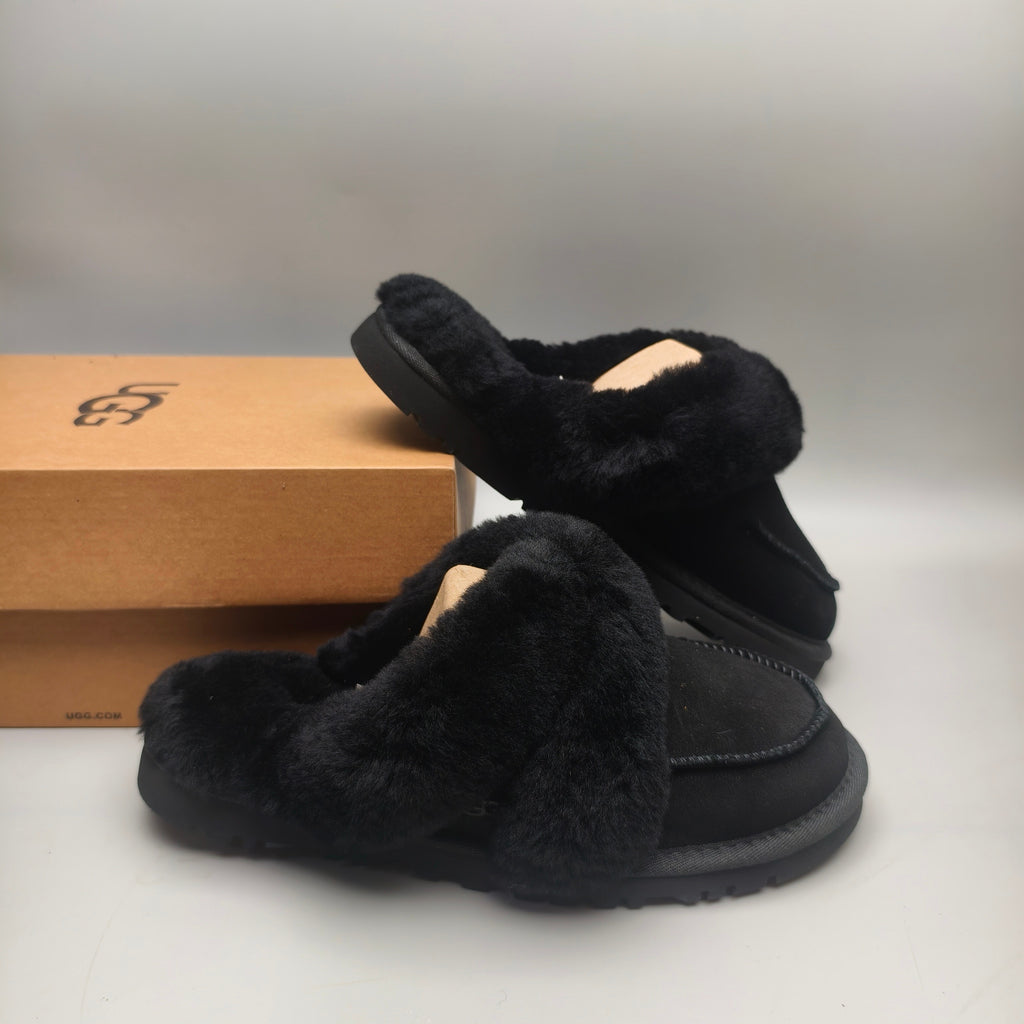 Black Casual Home Slippers – In Stock