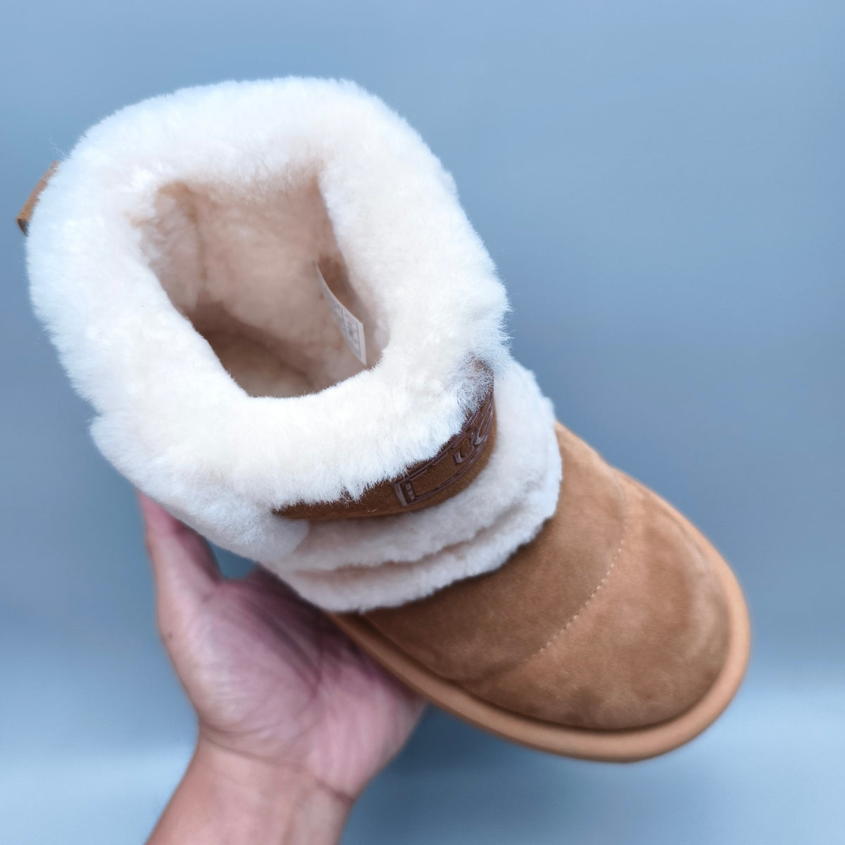Chestnut Caterpillar Chunky Sole Mid-Top Casual Sneakers – In Stock