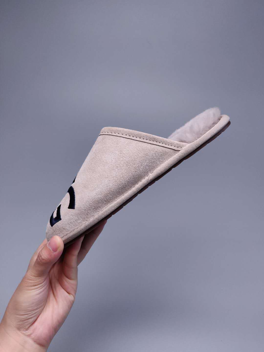 Grey G-Logo Indoor Slippers – In Stock