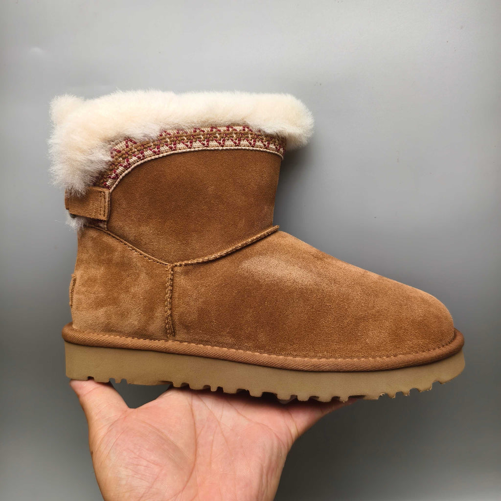 Chestnut Ethnic Back-Strap Casual Shoes – In Stock