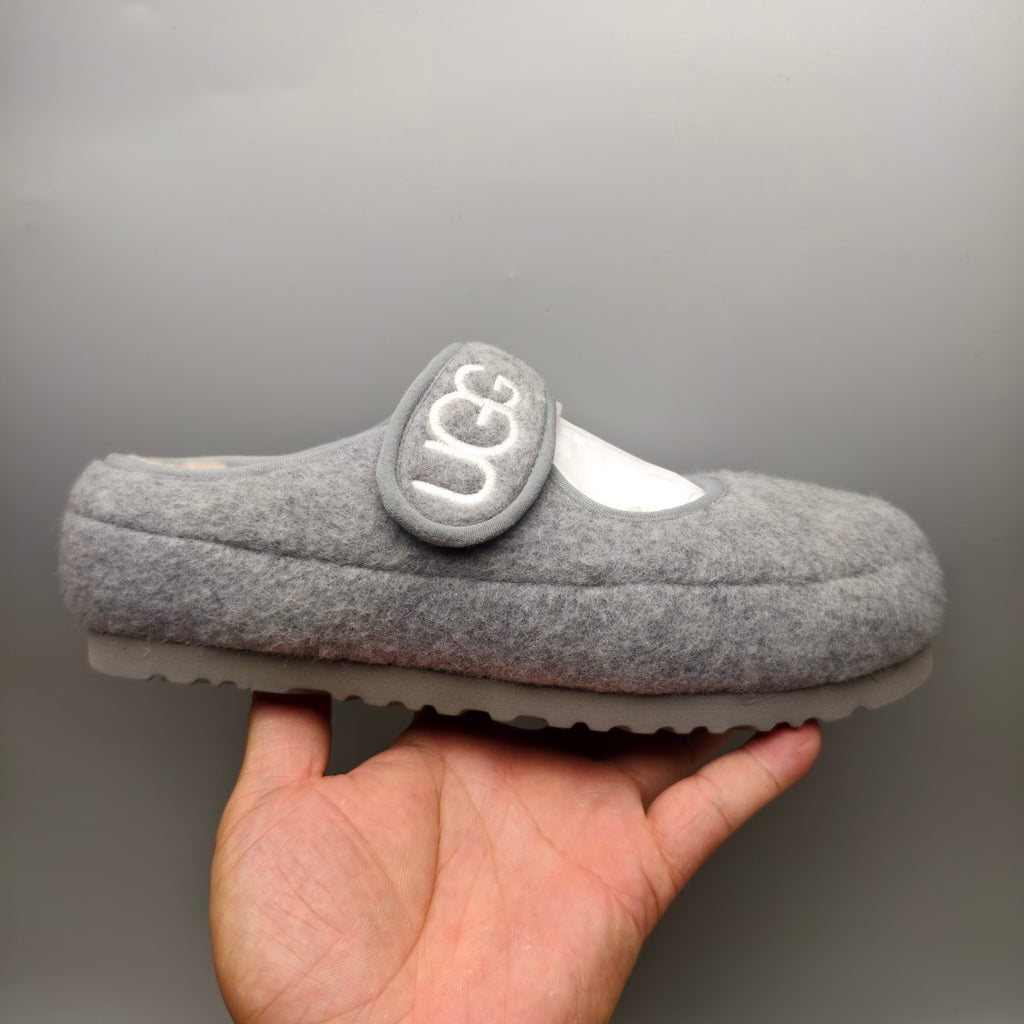 Grey Mary Jane Ultra-Light Casual Shoes – In Stock