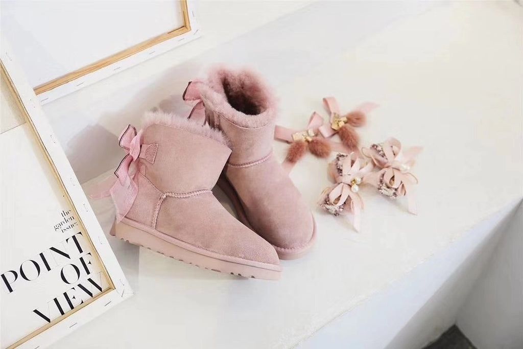 Dusk Pink 3-in-1 Convertible Snow Boots – New Style