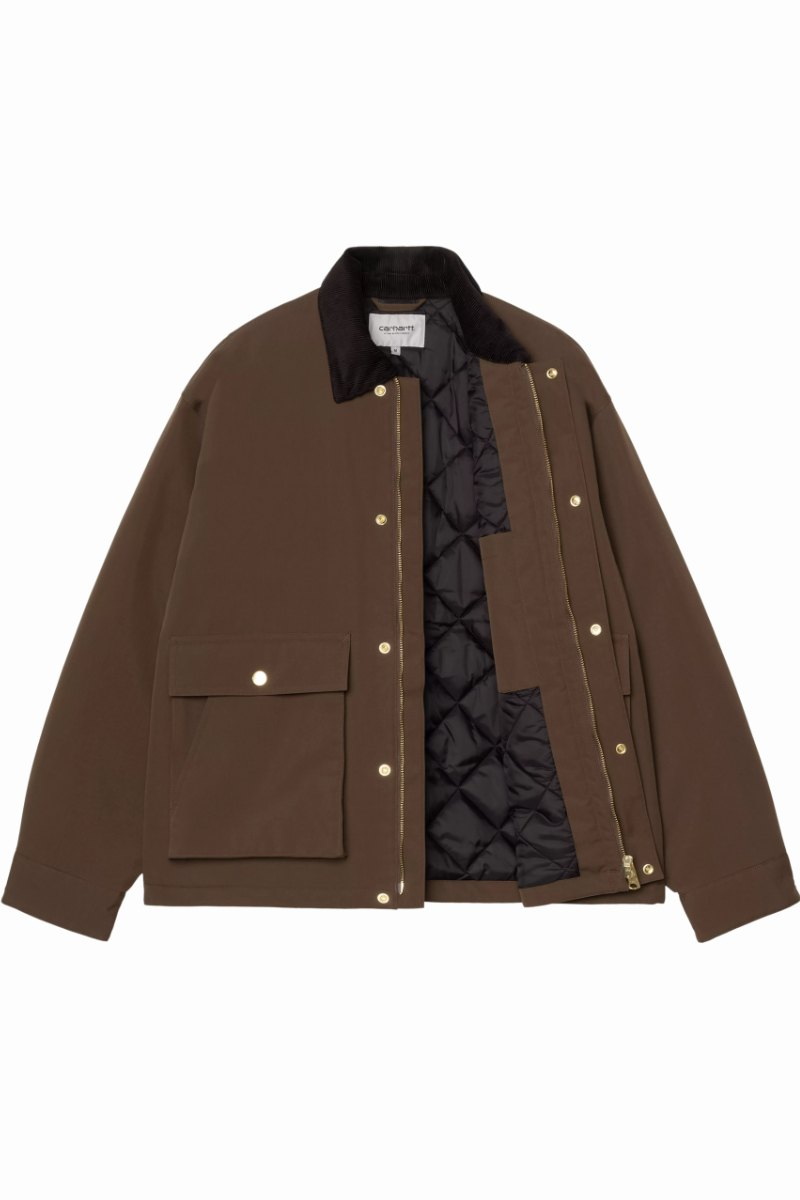 CARHARTT WIP QUENTIN JACKET Tobacco / Black